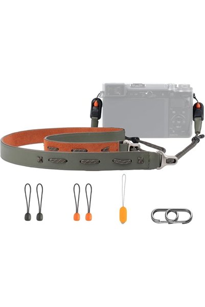 PgyTech Vintage Camera Strap Slim Compatible with Compact Cameras, Mirrorless...