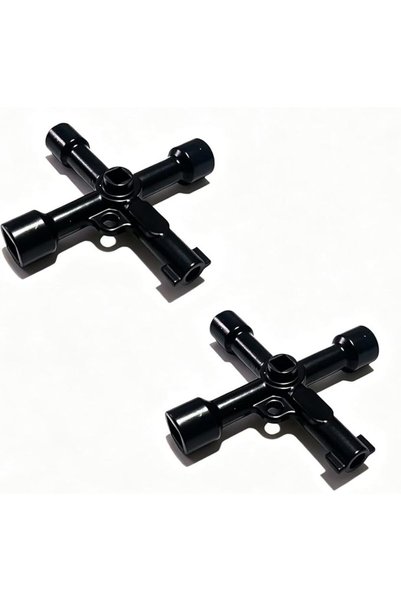 GENERAL Utility 4-Way Multi-Functional Utilities Keys,Gas Key, 2 Pcs Electric...