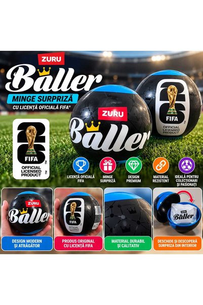 Zuru Baller FIFA – Collectible Surprise Ball, Official Licensed FIFA Product