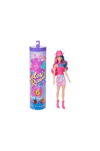 mattel Papusa Barbie Colour Reveal Disco Star -