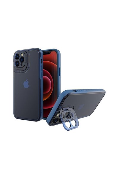 OEM Husă Apple Iphone 14 Plus Bracket Series cu Suport, Protecție Cameră, Ant...