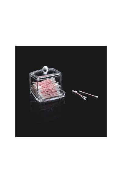 OEM Cutie Transparenta pentru Betisoare Igienice 9x6x7cm