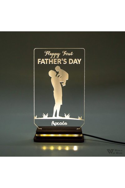 Generic Brand Φωτιστικό LED "Father's Day" W00881 Πολύχρωμο