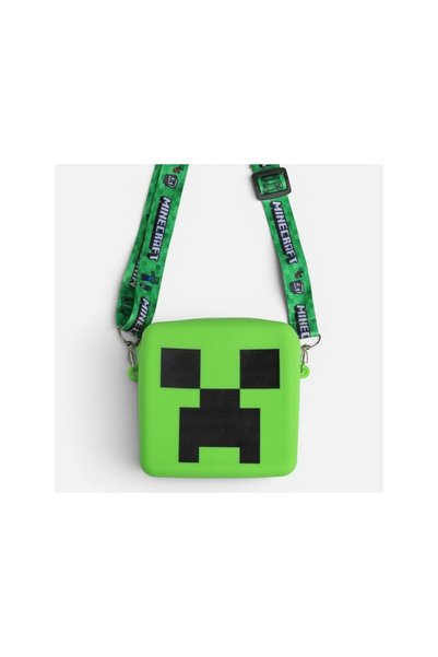 OEM Minecraft Green Silicone Bag 11x11cm