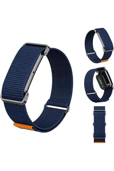 BOOMBOOMBOOM حزام من النايلون متوافق مع Fitbit Air، حزام منسوج قابل للتنفس مع...