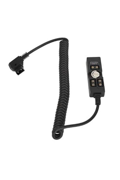 GENERAL موصل كابل طاقة D-Tap ذكر إلى 3 منافذ أنثى، مؤشر USB 5 فولت، موصل كابل...