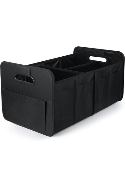 Baytion Car Trunk Organizer, Car Storage Box with Collapsible Multi-Compartme...