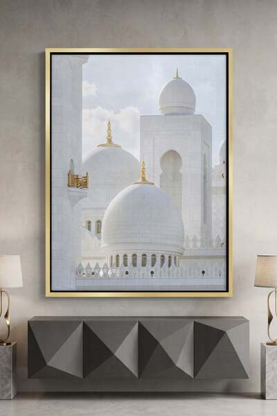 Jasmine Art Ethereal Elegance Architecture Wall Art | Portrait Framed Canvas ...