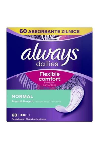 Generic Brand Σερβιέτες Always, Daily 60 τεμ. Fresh and Protect