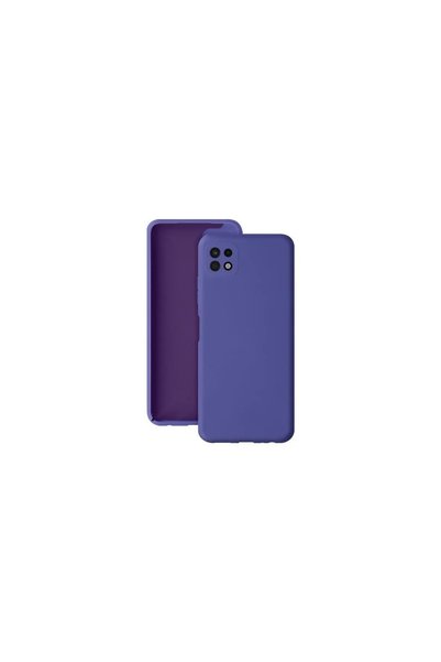 OEM Husă Samsung A22 5G Liquid Silicone, Protecție Antișoc, Violet