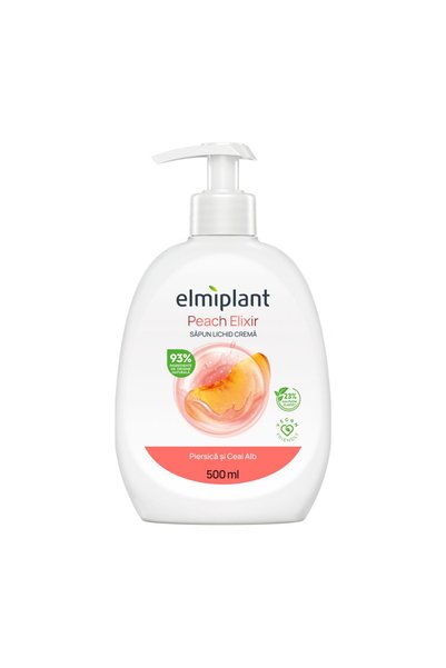 Generic Brand ELMIPLANT Cream Liquid Soap, Peach and White Tea, 500 ml