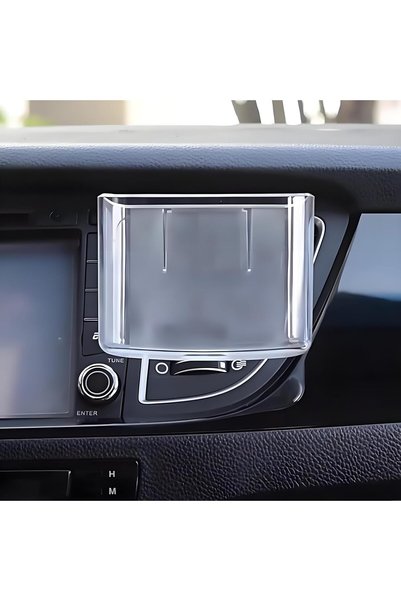 TERRIFI Transparent Car Air Vent Storage Bag Organizer, Crystal Clear Dashboa...