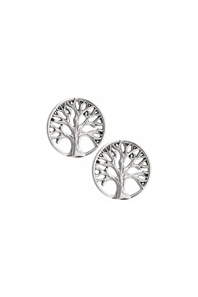 Jolie Silver Cercei Damă din Argint 925, Jolie Silver, Model Copăcel Rodiat, ...