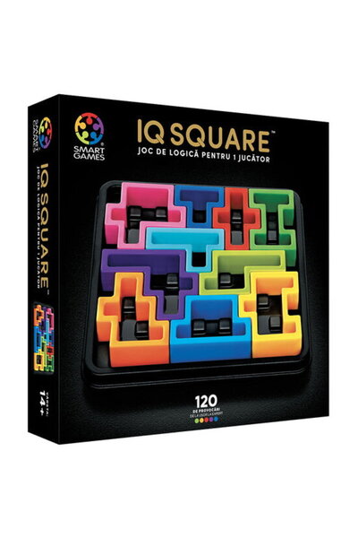 Smart Games Παιχνίδι λογικής με 120 προκλήσεις, - IQ Deluxe - Τετράγωνο, 14+ ...