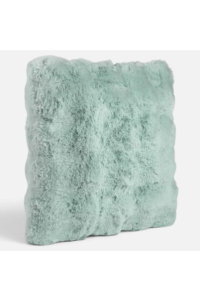 OEM Pernă decorativă verde mentă cu model în relief pentru canapea 45x45cm