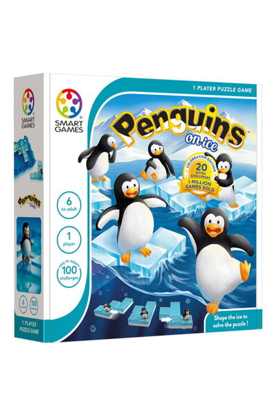 Smart Games Παιχνίδι λογικής με 100 προκλήσεις, - Πιγκουίνοι στον Πάγο, 6+ ετ...