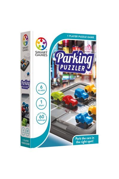 Smart Games Παιχνίδι λογικής με 60 προκλήσεις, - Παζλ Στάθμευσης, 6+ ετών, δι...