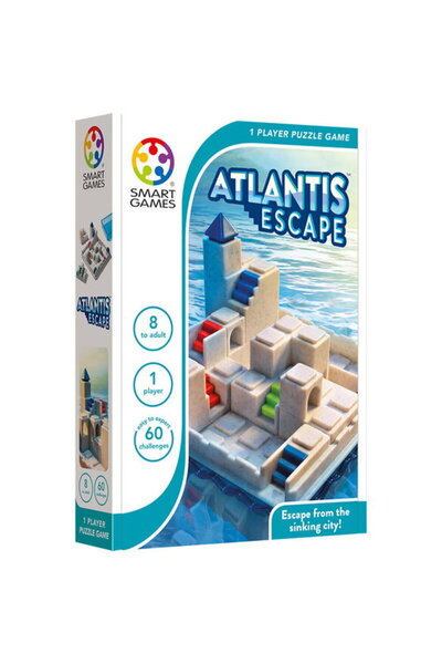 Smart Games Παιχνίδι λογικής με 60 προκλήσεις, - Atlantis Escape, 8+ ετών, δι...