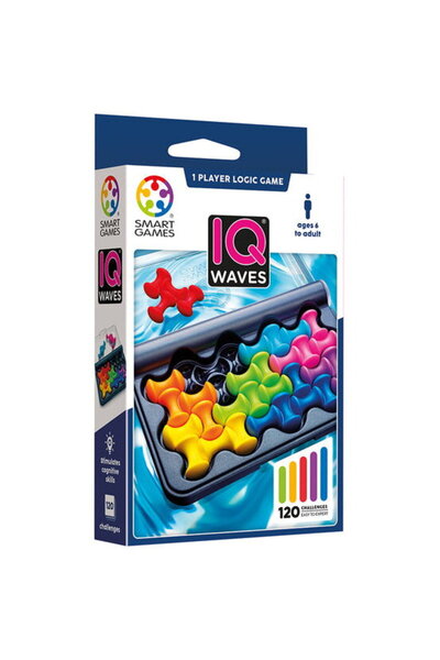 Smart Games Παιχνίδι λογικής με 120 προκλήσεις, - IQ Waves, 6+ ετών, διεθνής ...