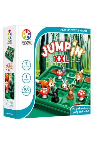 Smart Games Παιχνίδι λογικής με 100 προκλήσεις, - Jump In XXL, 7+ ετών, διεθν...