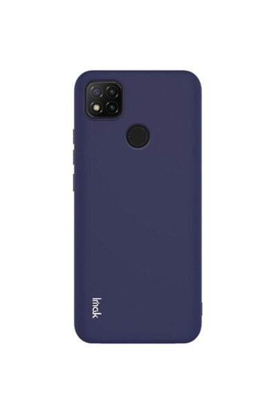 İmak Σειρά UC-2 Ματ Θήκη Σιλικόνης TPU για Xiaomi Redmi 9C - Σκούρο Μπλε