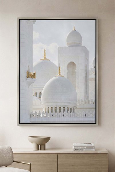 Jasmine Art Ethereal Elegance Architecture Wall Art | Portrait Framed Canvas ...