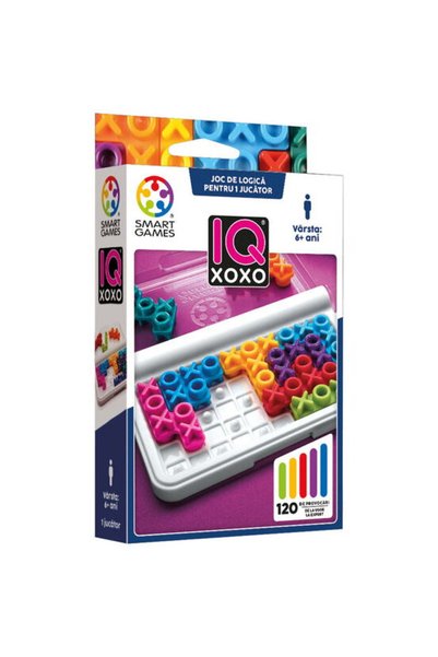 Smart Games Παιχνίδι λογικής με 120 προκλήσεις, - IQ XOXO, 6+ ετών, Έκδοση στ...