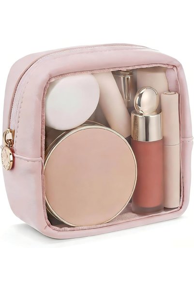 EXCEFORE Small Cosmetic Bag for Purse Mini Makeup, Clear Travel Toiletry Bag ...