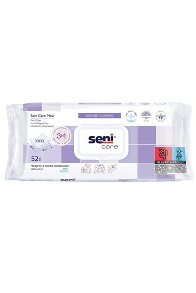 Generic Brand Șervețele Umede Seni, 52 buc Delicate Cleansing