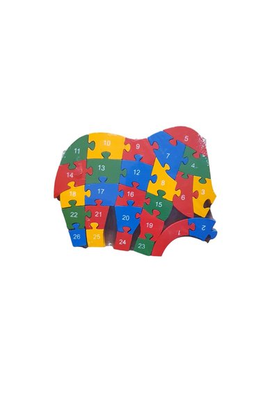 OEM Puzzle 2D, Elefant, 26 piese