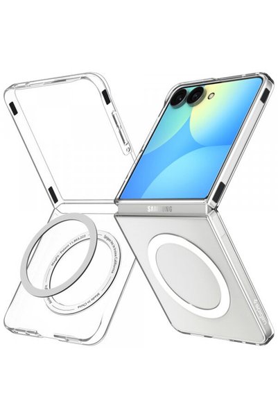 Spigen Magsafe за Samsung Galaxy Z Flip8 F776, Spigen, Air Skin, прозрачно бя...