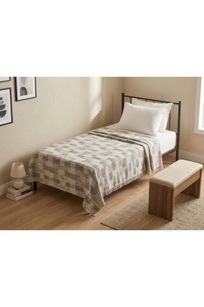 WOOF HOME Çok Amaçlı Pamuklu Örtü-Baza Örtüsü- Kanepe-Koltuk Şalı-Koltuk Örtüsü 170x220