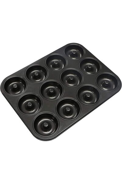 webake صينية دونات غير لاصقة، صينية دونات صغيرة ثقيلة الوزن بقطر 2.8 بوصة، صو...