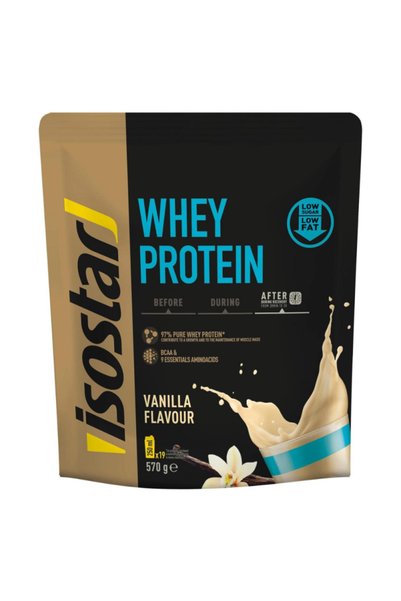 İsostar Pudră proteică din zer, Vanilie, 570g