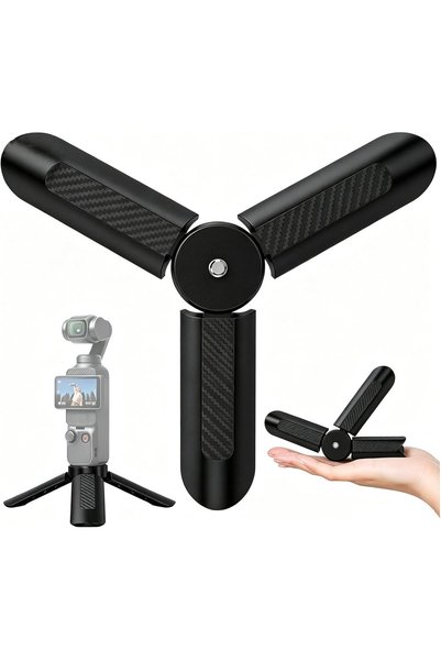GENERAL حامل ثلاثي القوائم صغير محمول عالمي لـ DJI OSMO Pocket 4P/4/3/2 مع بر...