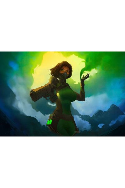 OEM Poster Viper Valorant Shield, 61x90 cm, poster13147