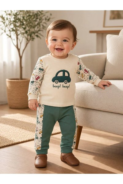 yekıa baby Arabalı 2li Bebek Takım