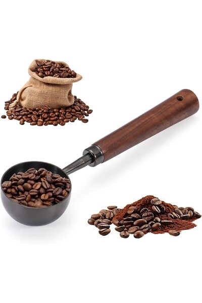 NALACAL Retro Stainless Steel Coffee Measuring Spoon, Long Handle Coffee Spoo...