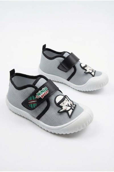 fort 3472 Gz Ninja Figured Kindergarten Nursery Home Boys Linen Slippers Shoes