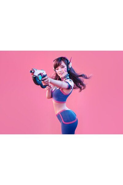 OEM Αφίσα Overwatch Dva Εικονογράφηση 4k, 61x90 εκ., poster12858