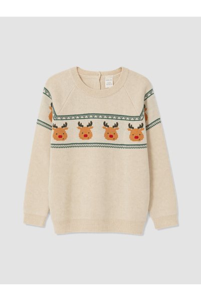 LC Waikiki Christmas Themed Baby Boy Sweater