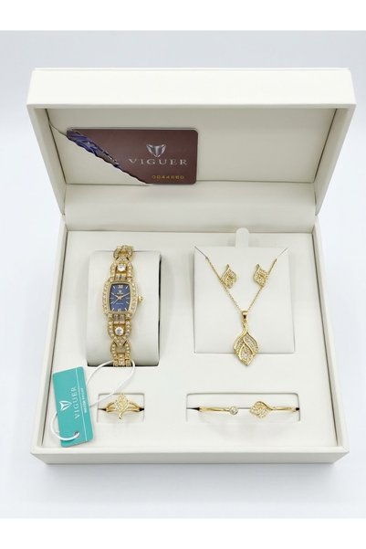 VIGUER Integrated Women's Watch Set - a Touch of Luxury and Elegance with a C...