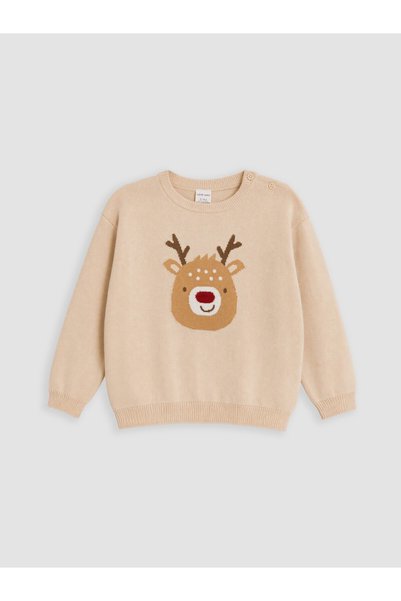 LC Waikiki Embroidered Baby Boy Knitwear Sweater