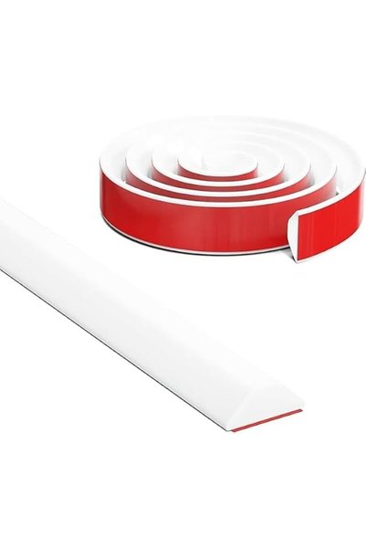 GENERAL Shower 2M Threshold Water Barrier Rubber, Self Adhesive Shower Edge W...
