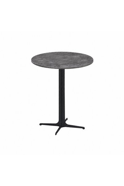 Generic طاولة كافيه ميلامين دائري 70*70 WM-01 GREY