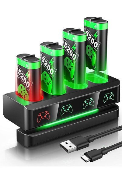 LYAROMIS حزم بطاريات قابلة لإعادة الشحن لأجهزة Xbox One/Xbox Series X | حزم ب...