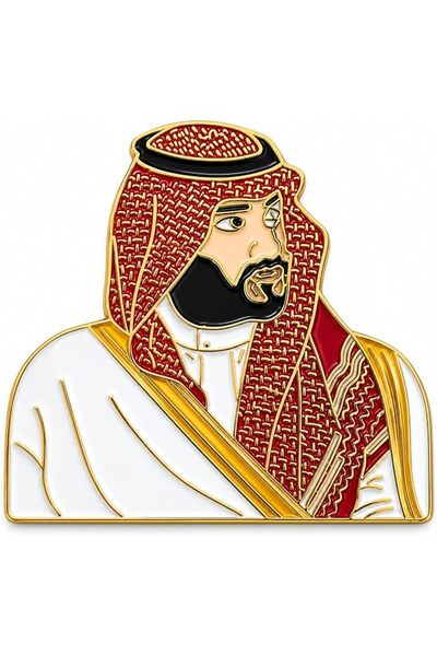 Generic زينة هاتف معدنية لاصقة من 3 قطع لليوم الوطني السعودي