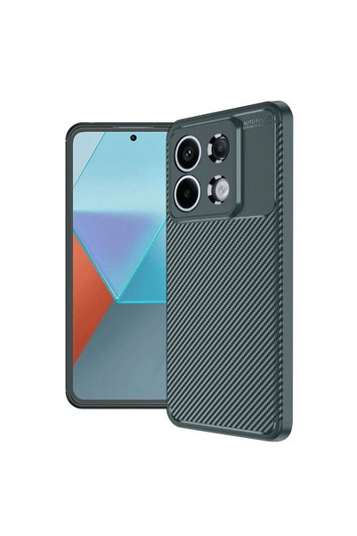 kumkumticaret حافظة هاتف Xiaomi Redmi Note 13 Pro 4G بتصميم كربوني بتركيز تلق...