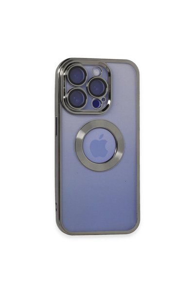 kumkumticaret Apple iphone 15 pro case slot silicone - titan grey