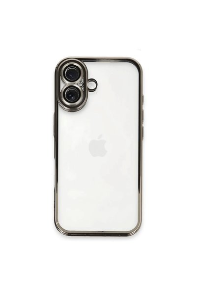 kumkumticaret Apple iPhone 16 Case Razer Lens Silicone - Titanium Gray